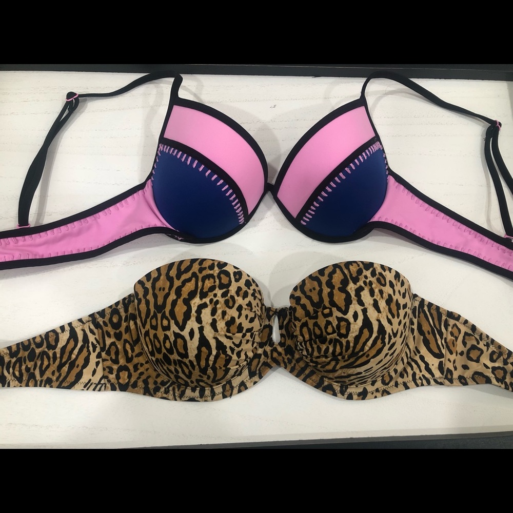 Victoria’s Secret Swim Push-up Tops, 2 pack